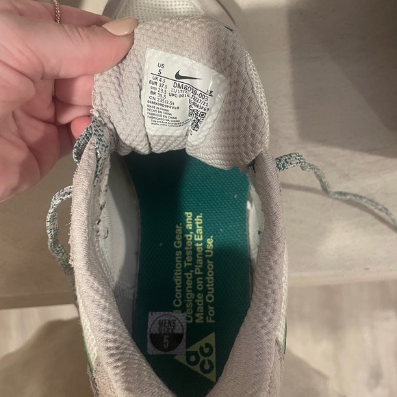 Nike ACG Lowcate 'Light Iron Ore Malachite' -Men's Size 5, Women's Size 6.5 - Picture 7 of 7